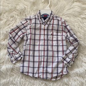 Lightly worn boy button down shirt.